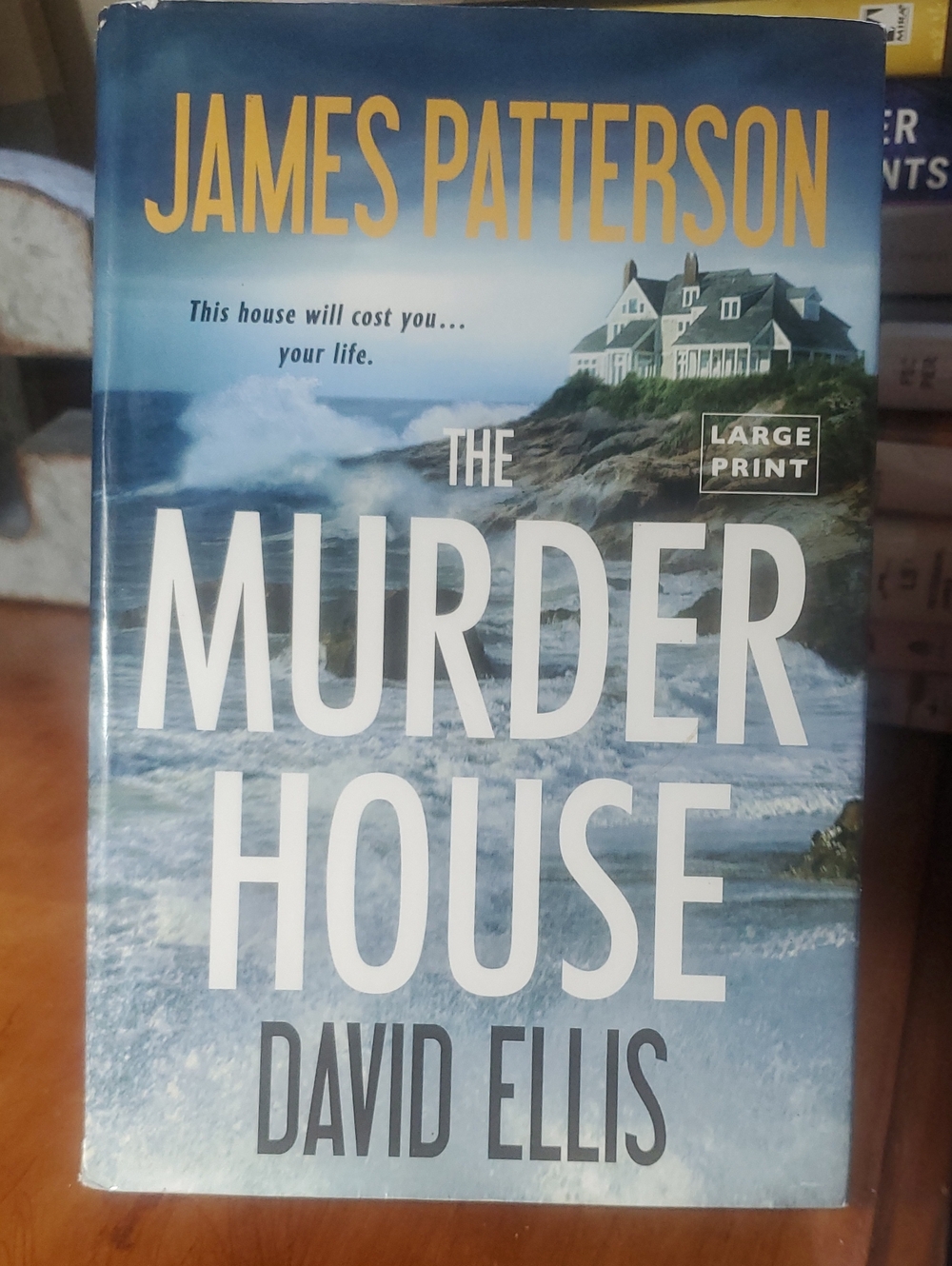 James Patterson "The Murder House" by David Ellis - Blue Coastal Cover